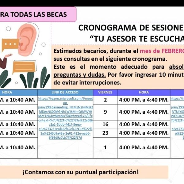 Charla para becarios IES UNMSM