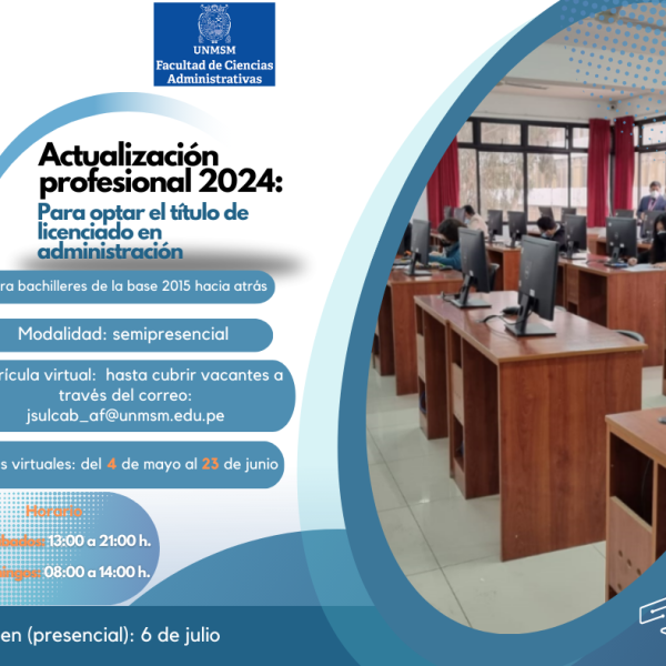 Se amplió la fecha de inscripciones para obtener licenciatura en Administración por examen de suficiencia