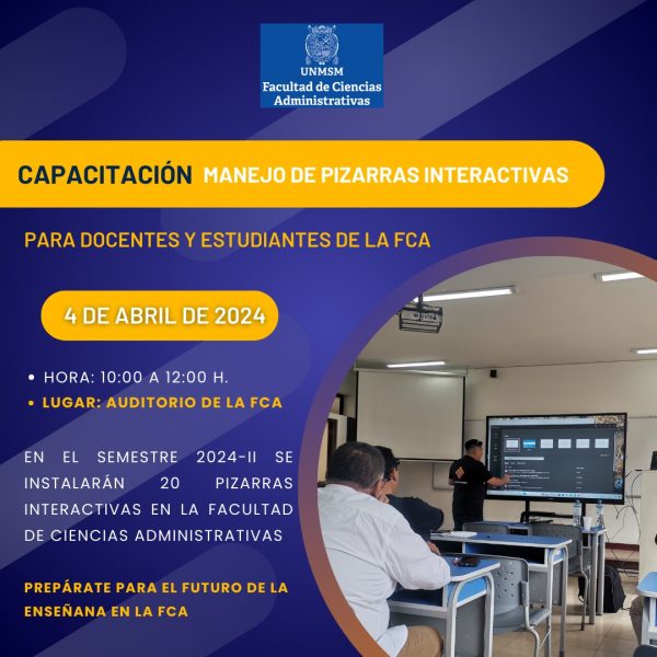 Capacitación: Manejo de pizarras interactivas