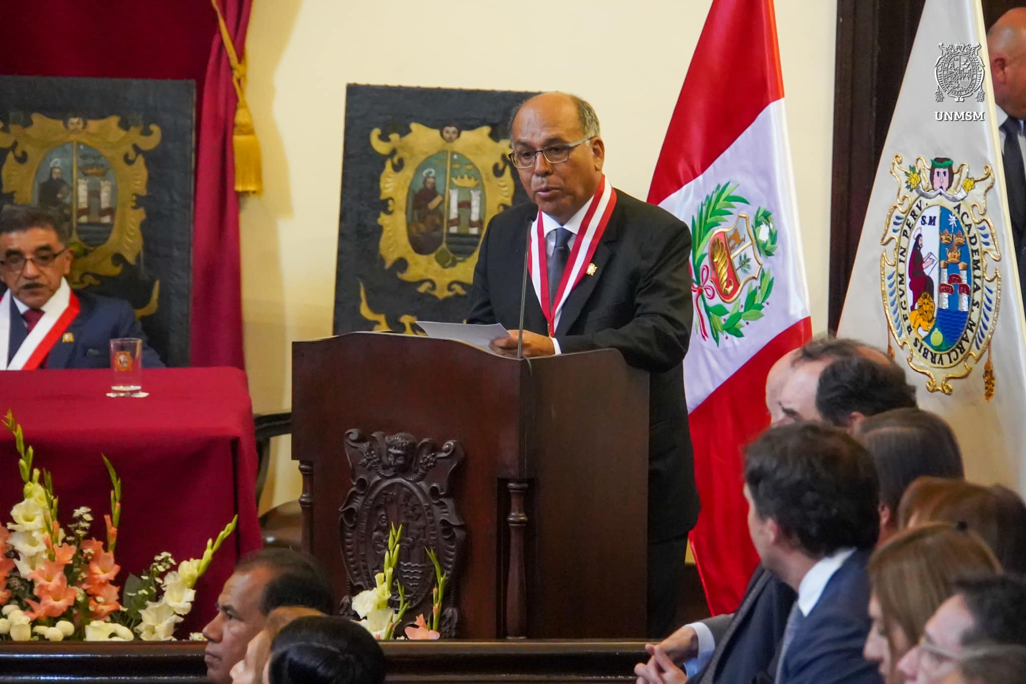 «Adaptación frente a la disrupción tecnológica y ecológica», fue el mensaje del doctor Augusto Hidalgo en su discurso por Aniversario de la UNMSM