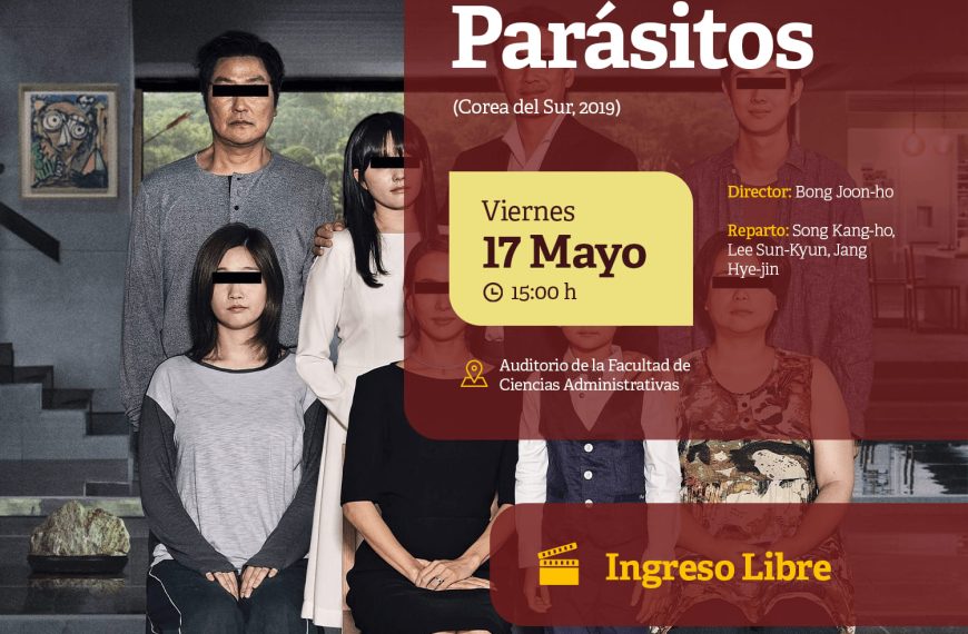 Este viernes 17 acompáñanos a redescubrir la genialidad de ‘Parásitos’, la película coreana que ganó el Oscar en el 2019 y Palma de Oro del Festival de Cannes