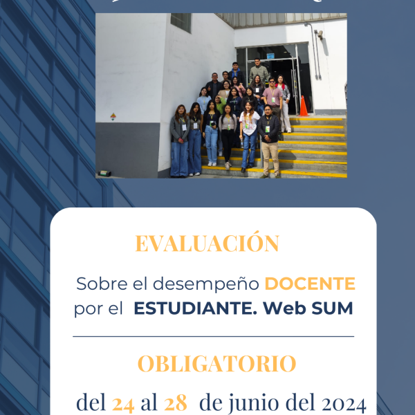 Participación obligatoria en la Encuesta de Evaluación Docente a través de Web SUM