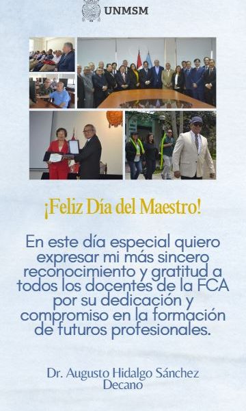 Feliz Día del Maestro