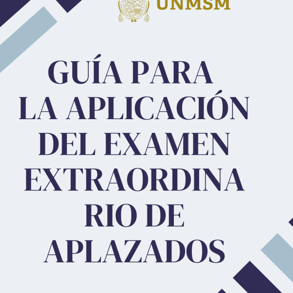 Guía para la aplicación del examen extraordinario de aplazados