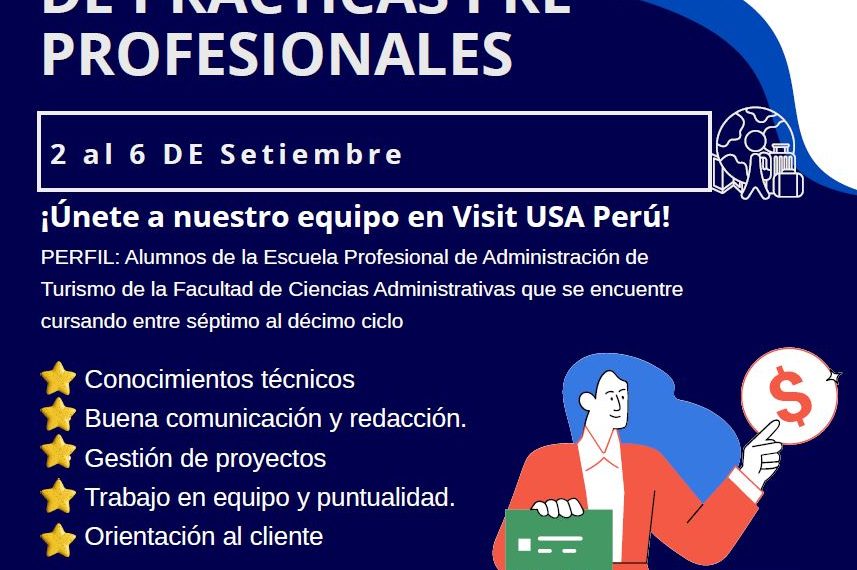 Oportunidad única para estudiantes de Turismo