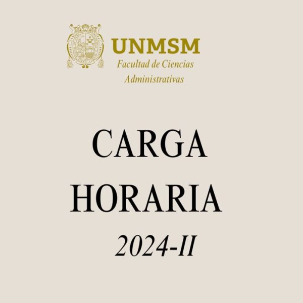 Carga horaria 2024-II