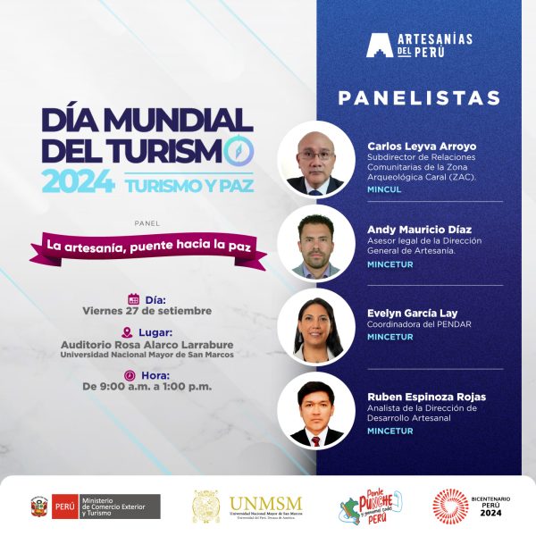 Panel: “La artesanía, puente hacia la paz”