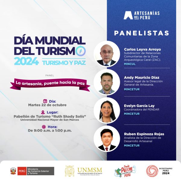 Panel «La artesanía, puente hacia la paz»