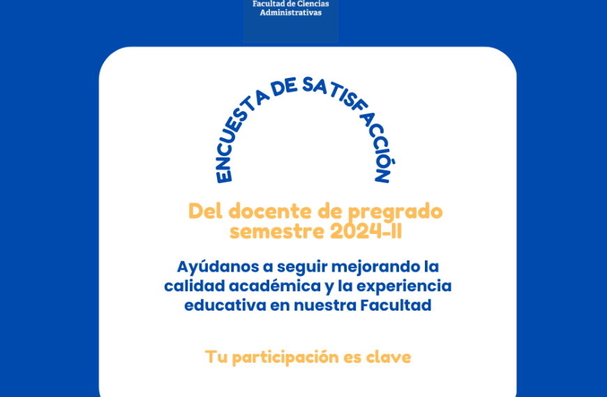 Encuesta de satisfacción docente de pregrado