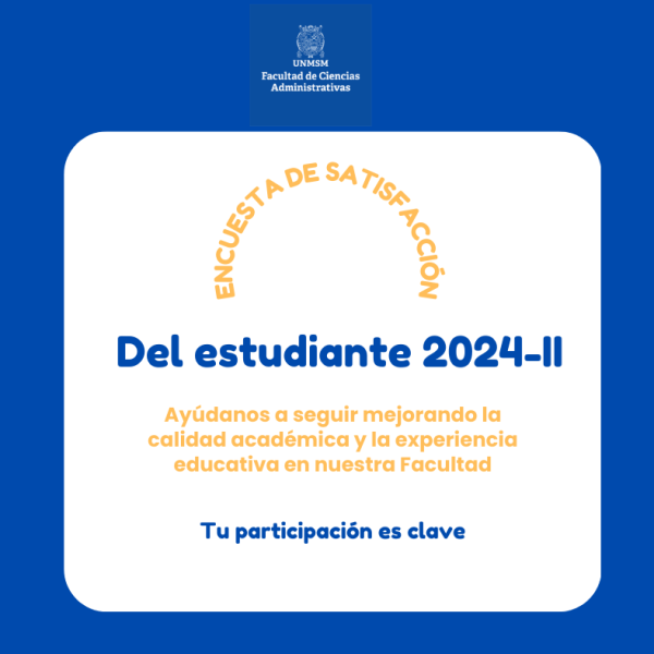 Encuesta de satisfacción del estudiante 2024-II