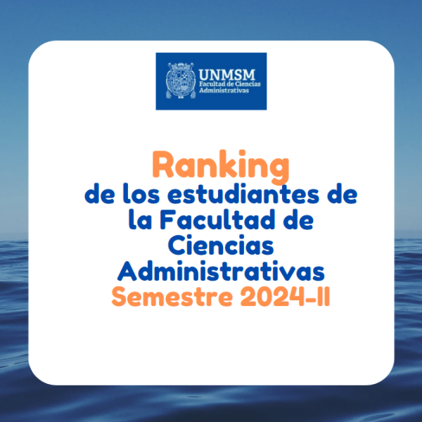 Ranking de los estudiantes: Semestre 2024-II