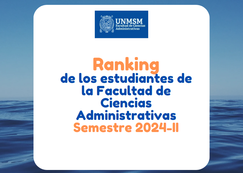 Ranking de los estudiantes: Semestre 2024-II