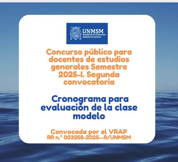 Concurso público para docentes de estudios generales: evaluación de la clase modelo