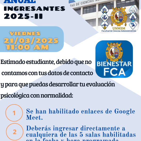 Evaluación Psicológica para Ingresantes 2025-II