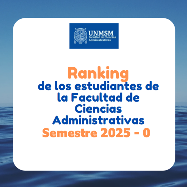 Ranking de los estudiantes: Semestre 2025 – 0