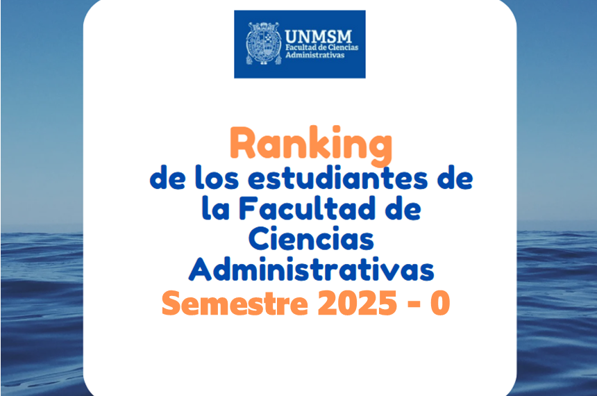 Ranking de los estudiantes: Semestre 2025 – 0