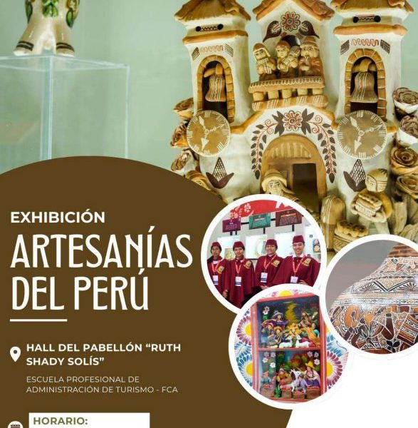 Te invitamos a la exposición de artesanías del Perú en el pabellón de Turismo