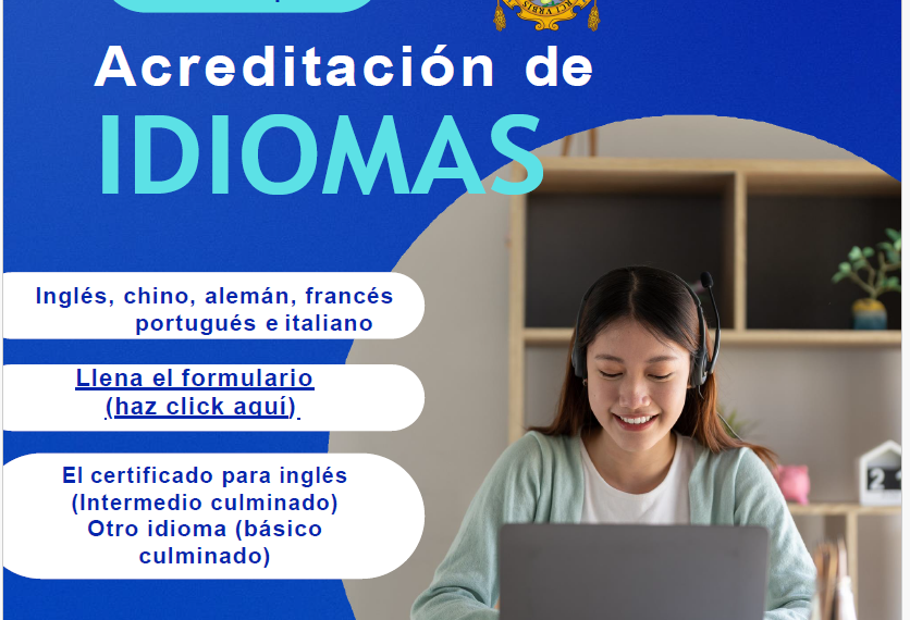 Acreditación de idiomas para estudiantes de Negocios Internacionales