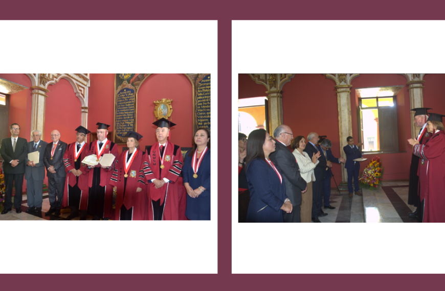 Decano de la FCA participó en ceremonia de distinción a reconocidas figuras del ámbito jurídico y médico internacional