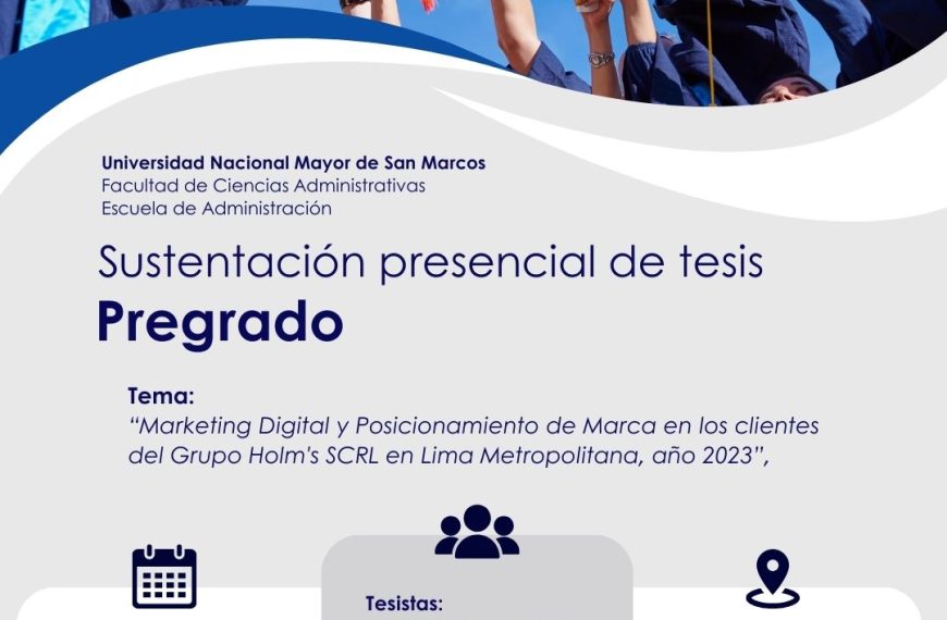 Tesistas de Administración presentan investigación sobre marketing digital