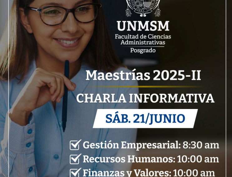 Todo lo que debes saber sobre las Maestrías Semipresenciales 2025-II