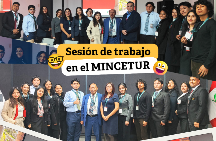 Estudiantes de Turismo participaron en sesión de trabajo en el MINCETUR para reglamentar la Nueva Ley General de Turismo