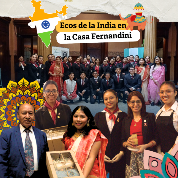 «Ecos de la India» en la Casa Fernandini: Jornada cultural organizada por estudiantes de la E.P. Admin. Turismo – UNMSM fortaleció lazos interculturales