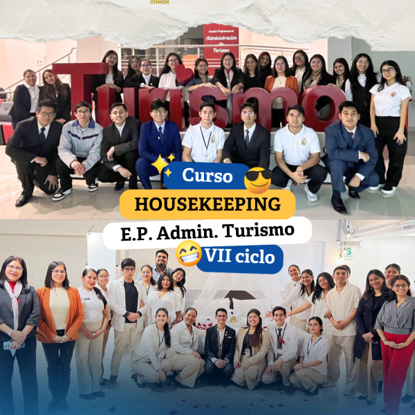 Desarrollo y culminación exitosa del curso práctico de Housekeeping en la E.P. Administración de Turismo