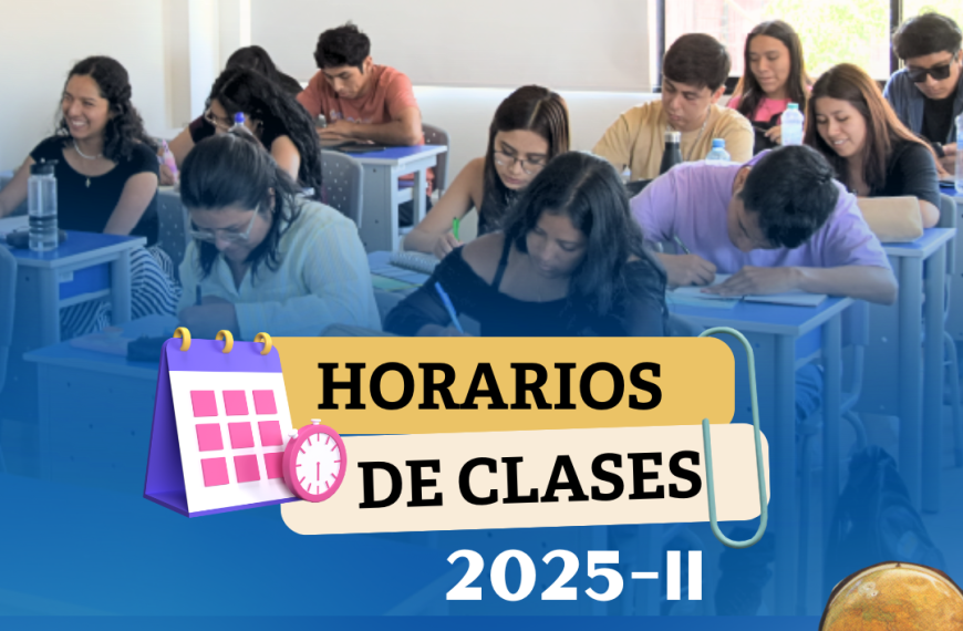 Horarios de clases 2025-II