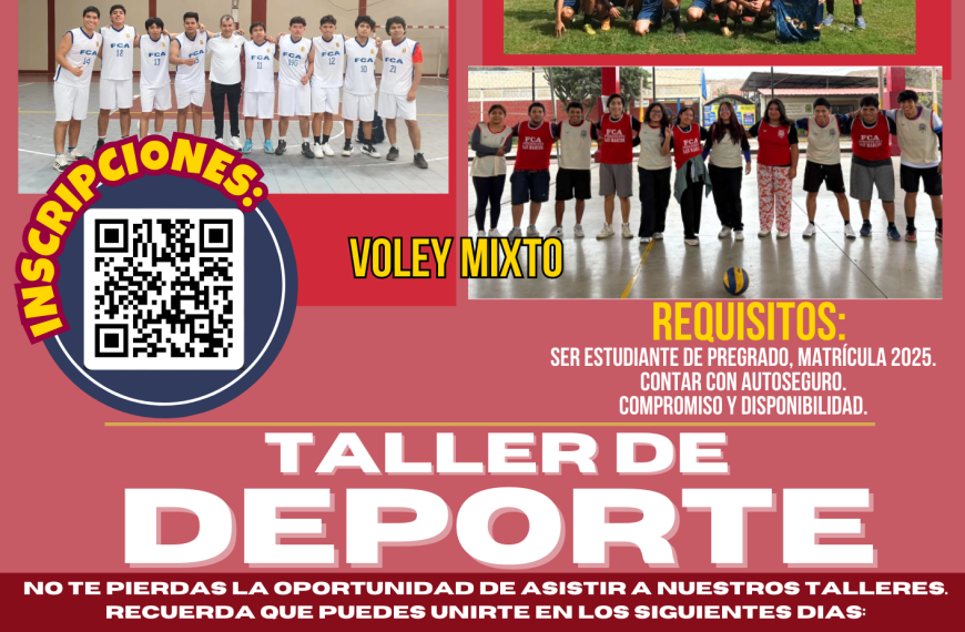 ¡Únete al Taller de Deporte!
