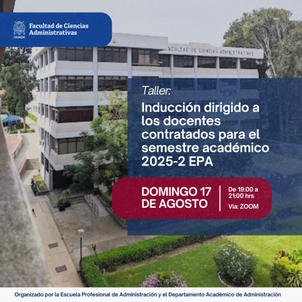 Taller de inducción dirigido a los docentes contratados (EPA)