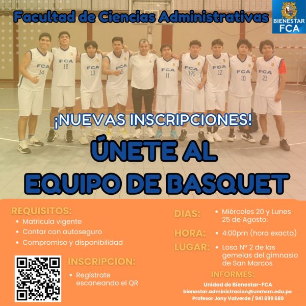 Convocatoria: Equipo de básquet / UB / FCA