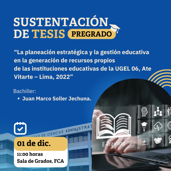 Sustentación de Tesis: Juan Marco Soller Jechuna