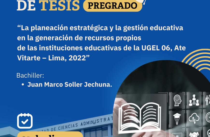 Sustentación de Tesis: Juan Marco Soller Jechuna