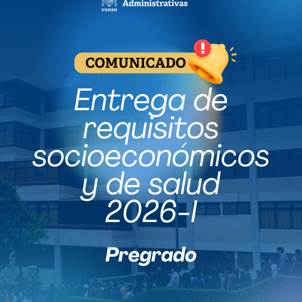 Entrega de requisitos socioeconómicos y salud 2026-I