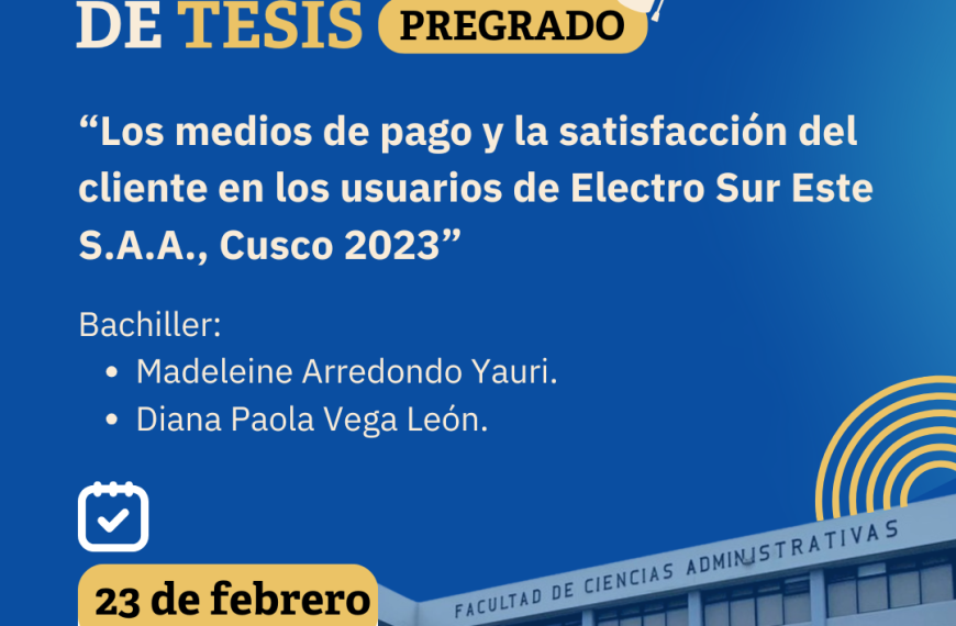 Invitación: Sustentación de Tesis, 23 de de febrero de 2026