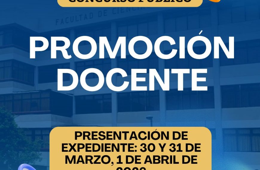 Promoción docente 2026