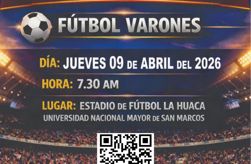 Convocatoria FÚTBOL VARONES: CACHIMBOS 2026
