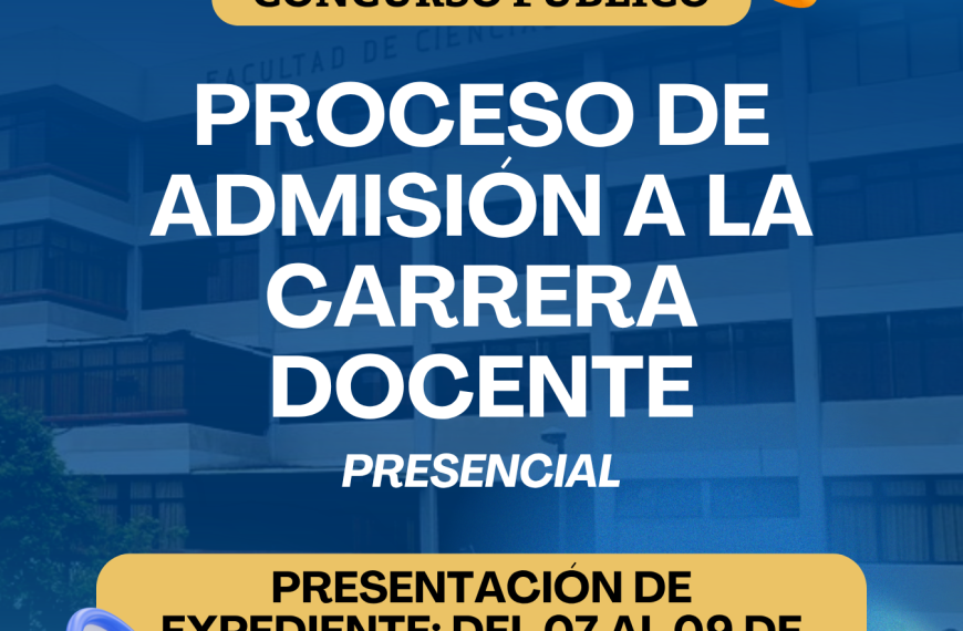 Proceso de Admisión a la Carrera Docente 2026