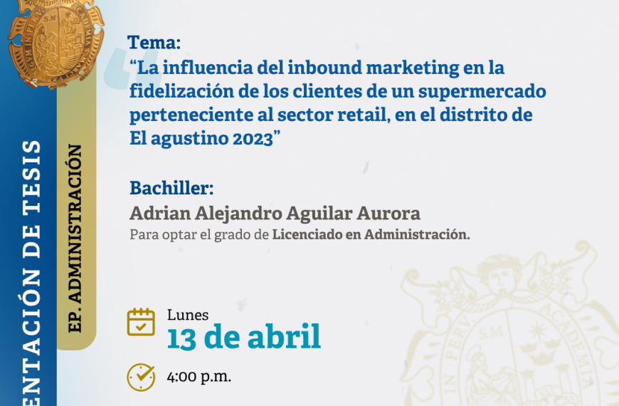 Invitación: Sustentación de Tesis de Adrian Aguilar Aurora