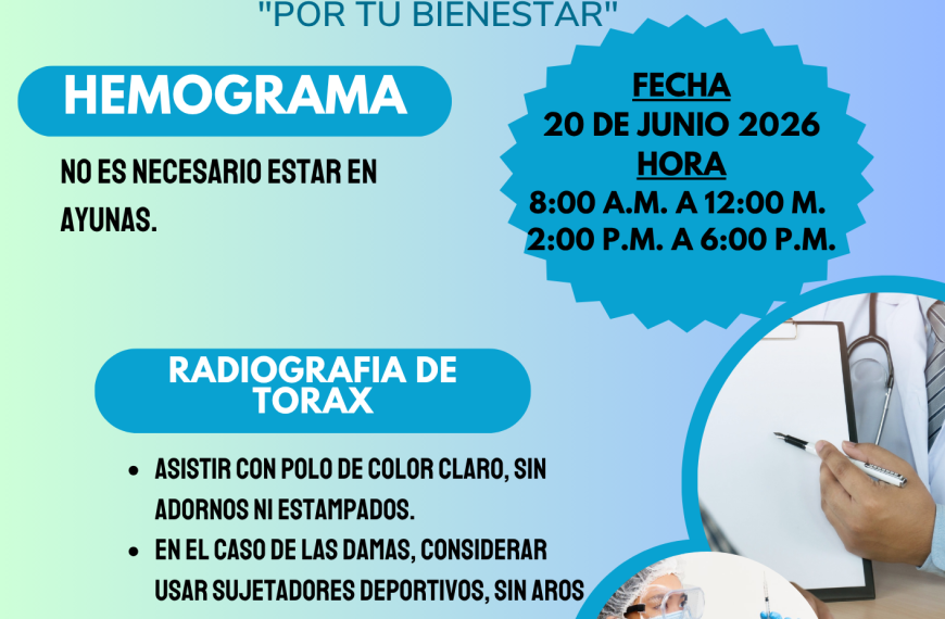 Evaluación médica Ingresantes 2025 I y II (Rezagados)