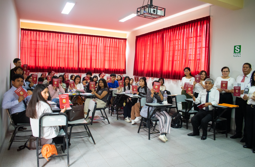 Estudiantes de la sección Chilca participan en charla de prevención contra el hostigamiento sexual universitario