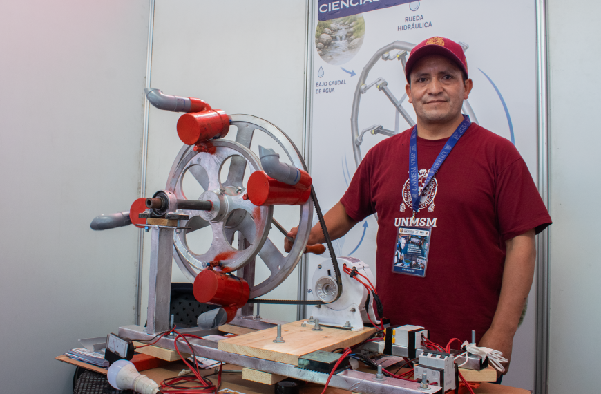 Docente de la FCA presentó innovador proyecto de generación de energía en la III Feria de Prototipos de Investigación Sanmarquina 2026