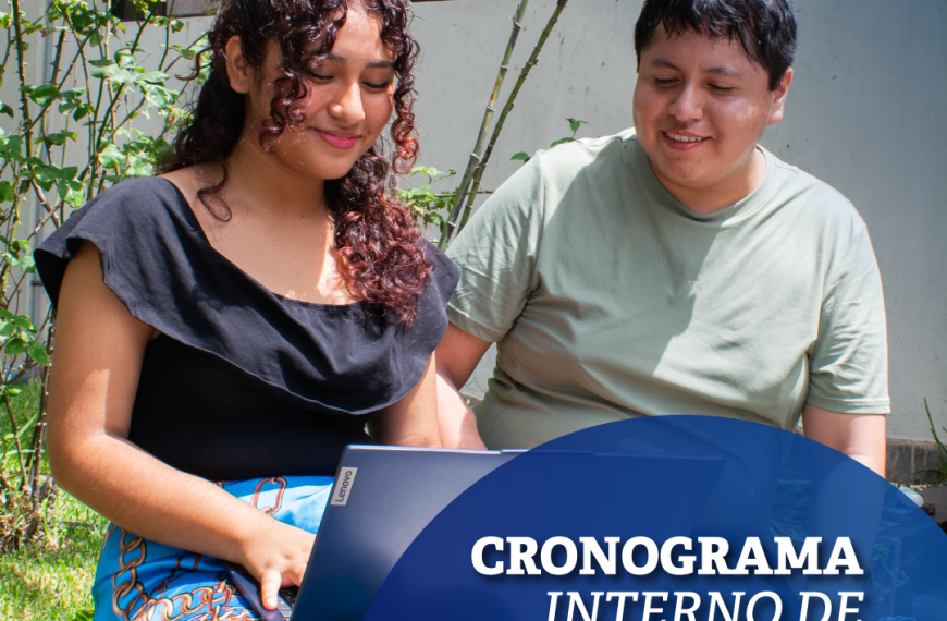 Cronograma interno de actividades académicas 2026-II