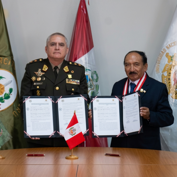Facultad de Ciencias Administrativas de la UNMSM y el Ejército del Perú suscriben convenio para fortalecer el acceso a estudios de posgrado