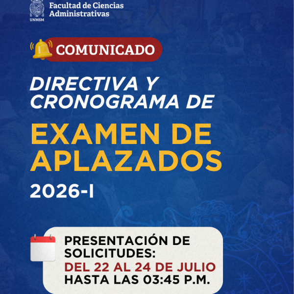 Examen de Aplazados 2026-I
