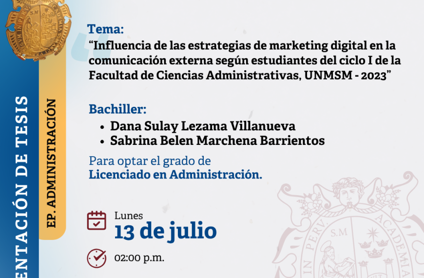 INVITACIÓN: Sustentación de tesis, 13 de julio de 2026