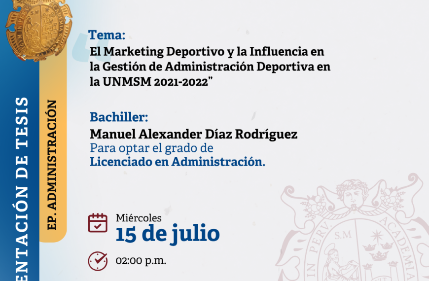 INVITACIÓN: Sustentación de tesis, 15 de julio de 2026