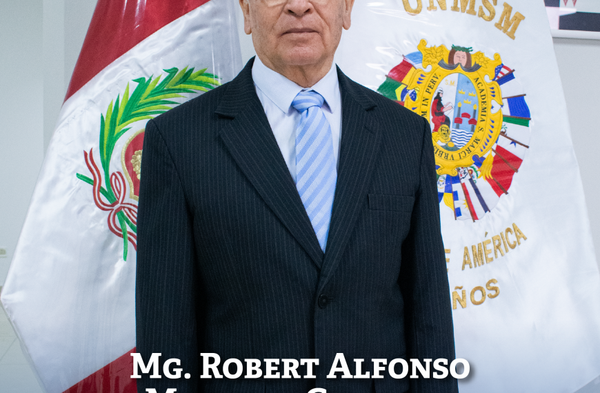 Mg. Robert Alfonso Miranda Castillo asume el Vicedecanato Académico de la Facultad de Ciencias Administrativas