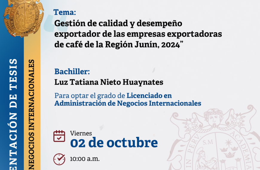 INVITACIÓN: Sustentación de Tesis NNII, 2 de octubre